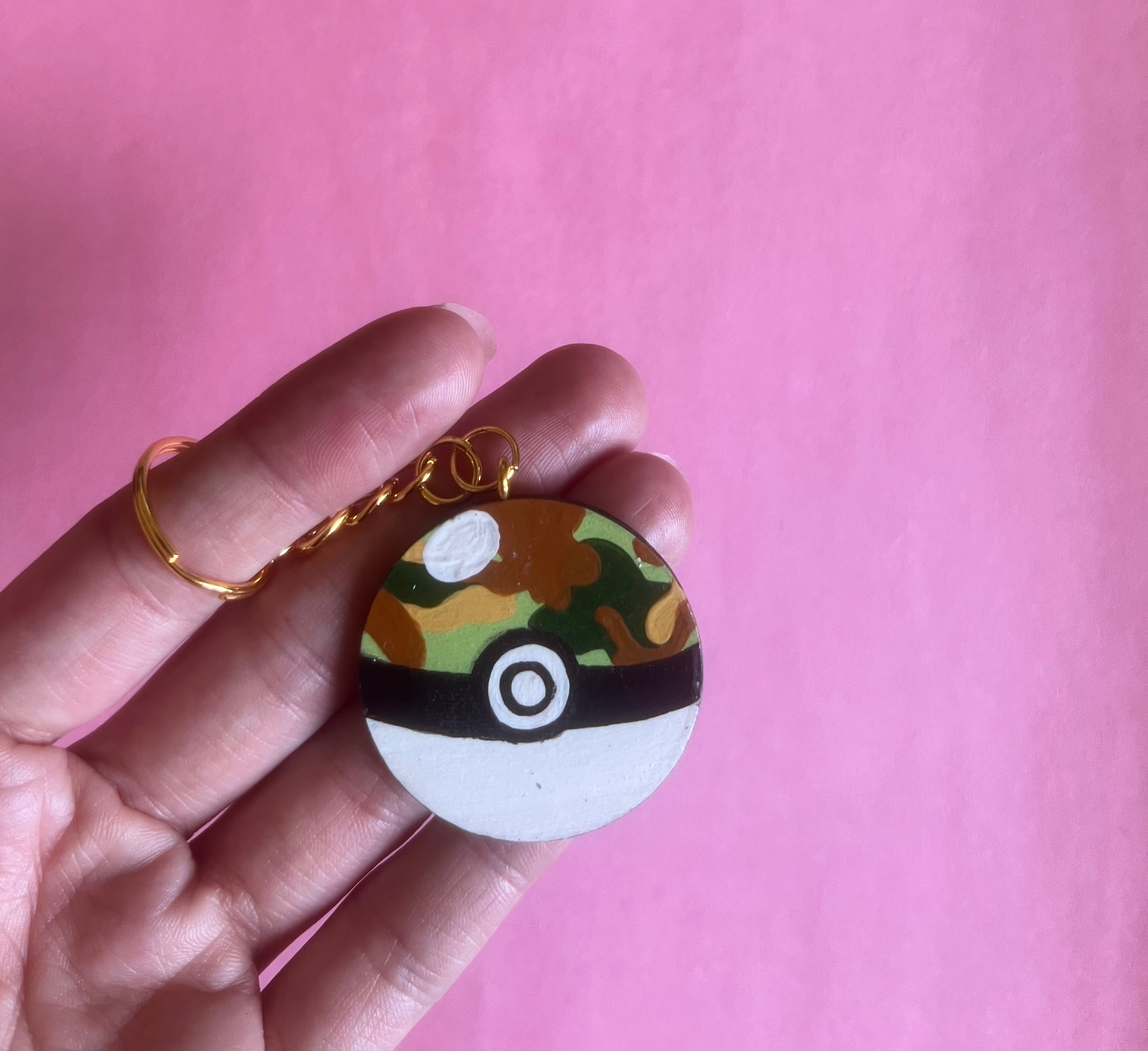 Pokeball Keychain