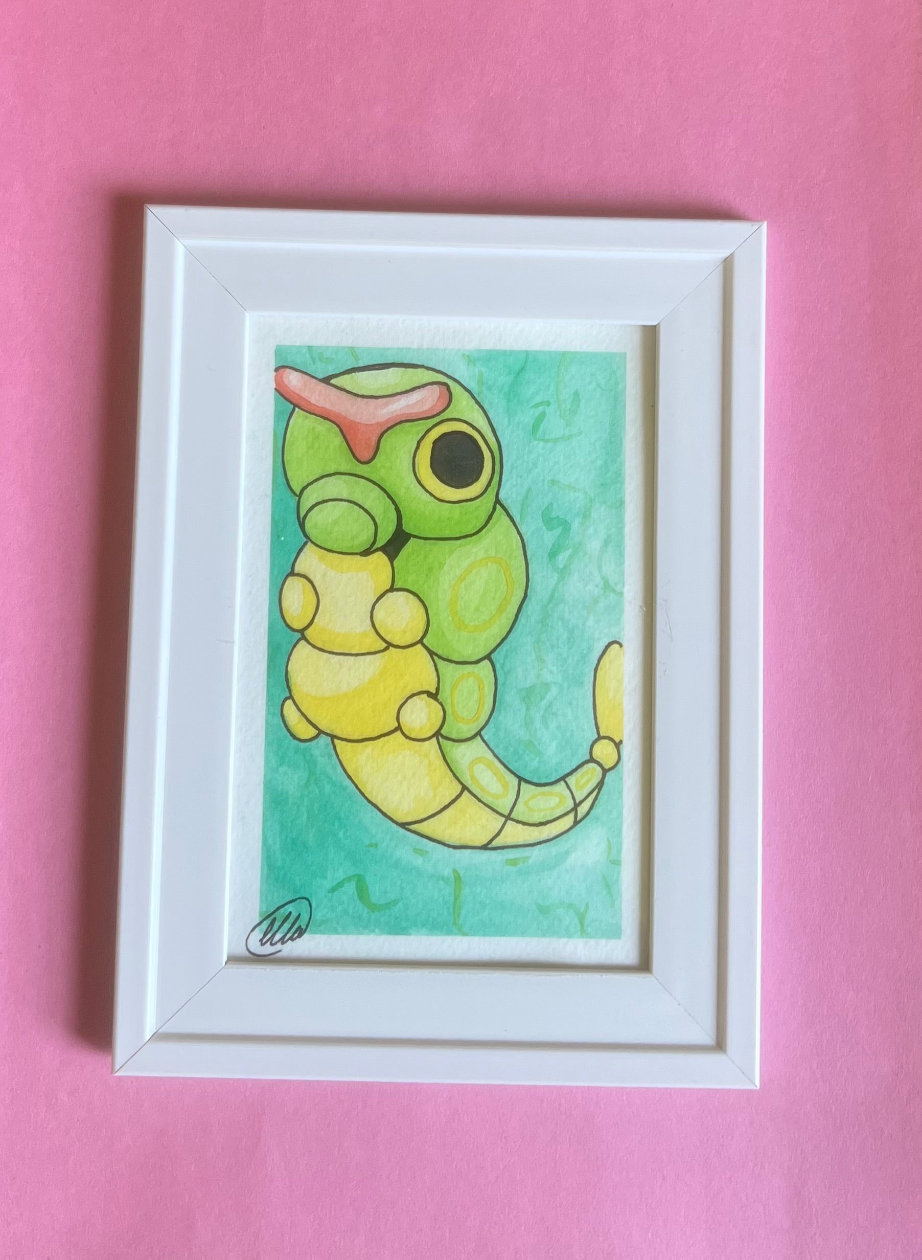 Caterpie Watercolor