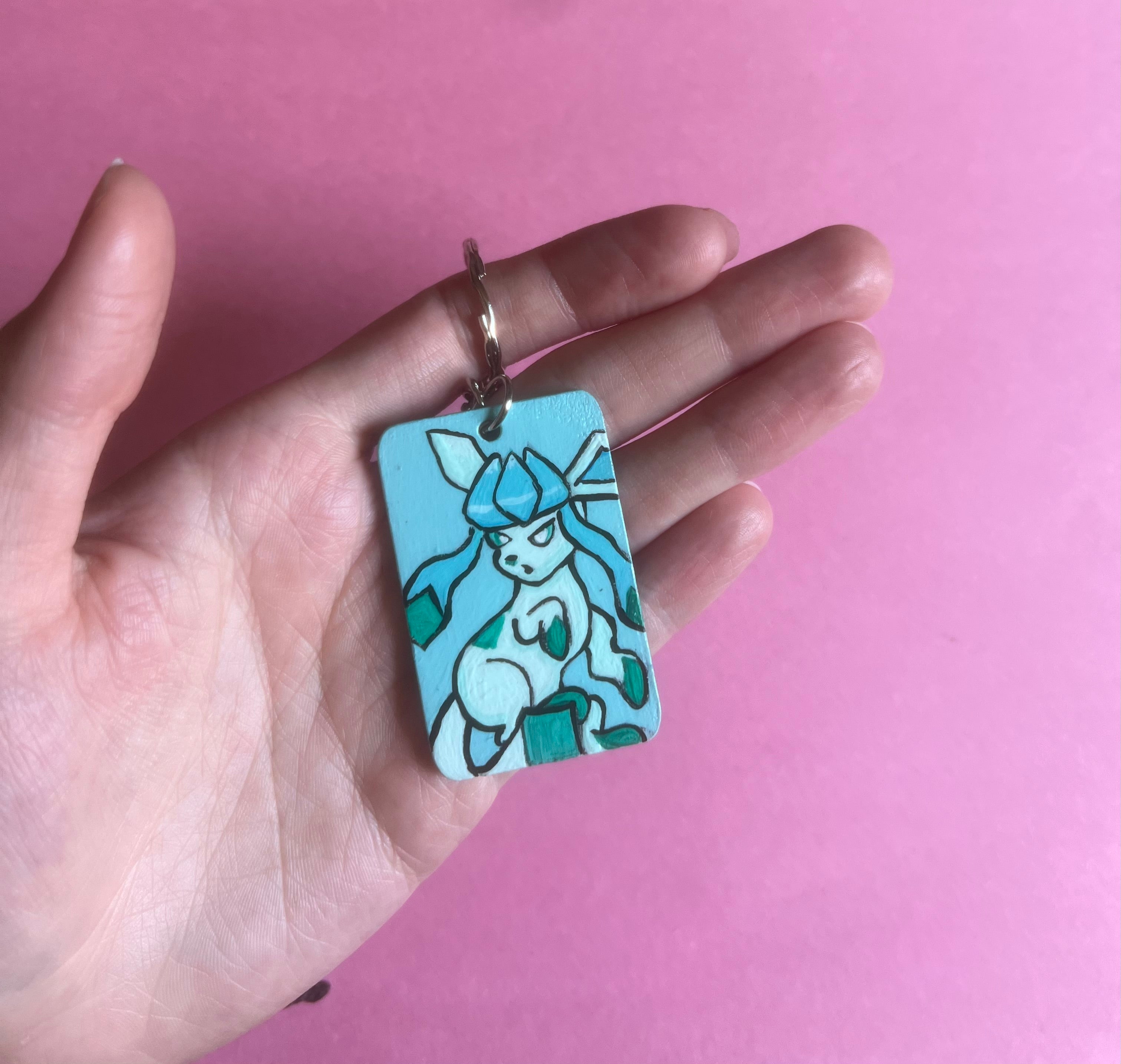 Eevee-Glaceon Keychain