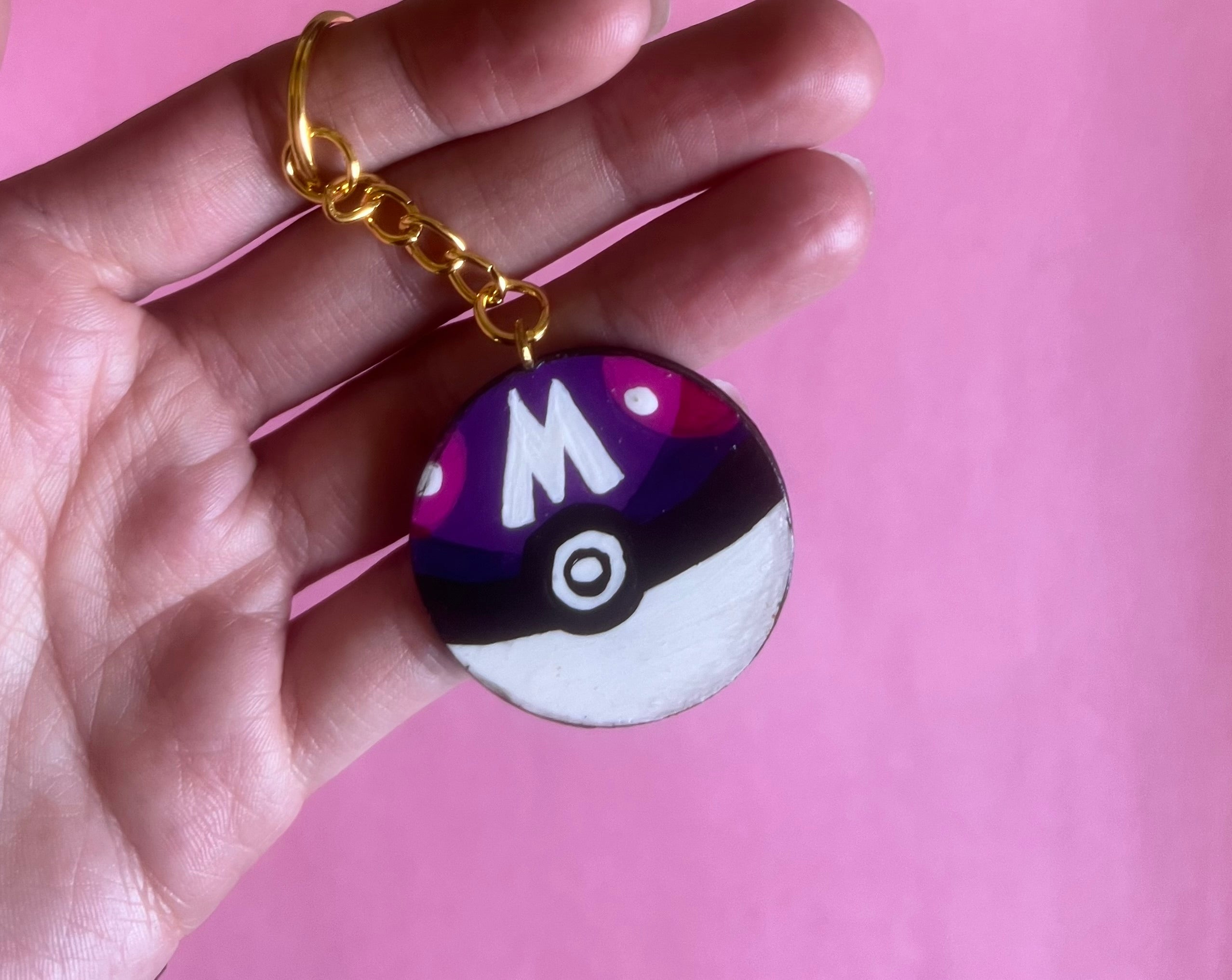 Pokeball Keychain