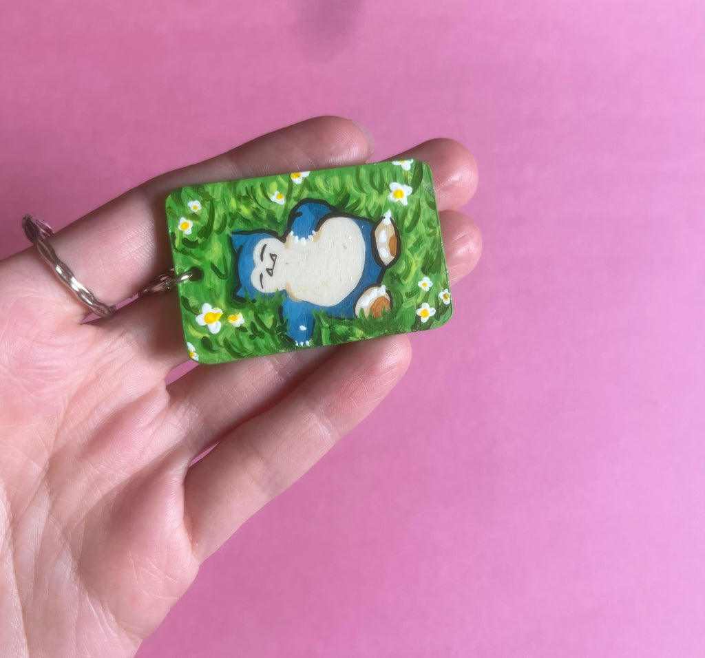 Snorlax Keychain