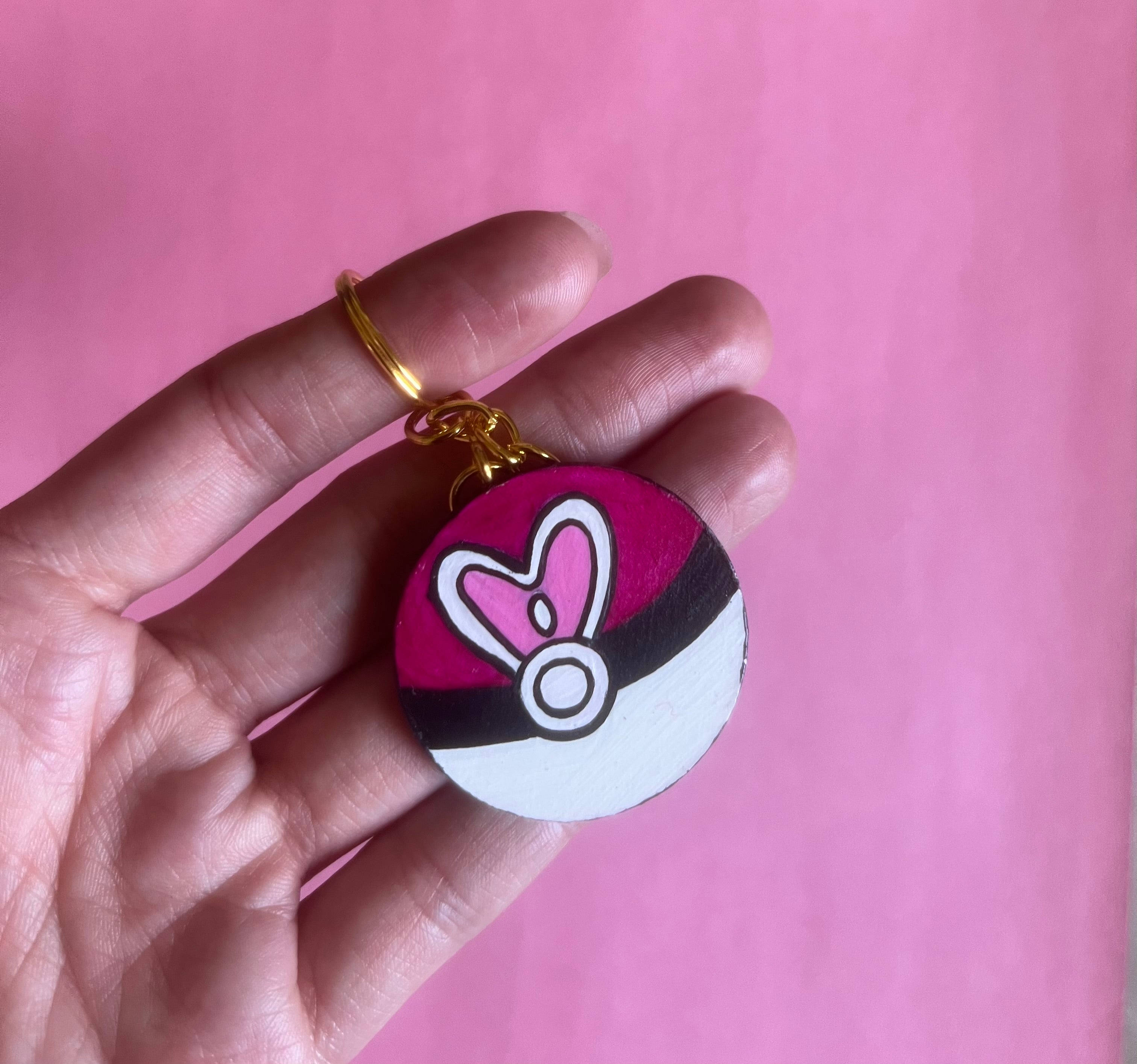 Pokeball Keychain