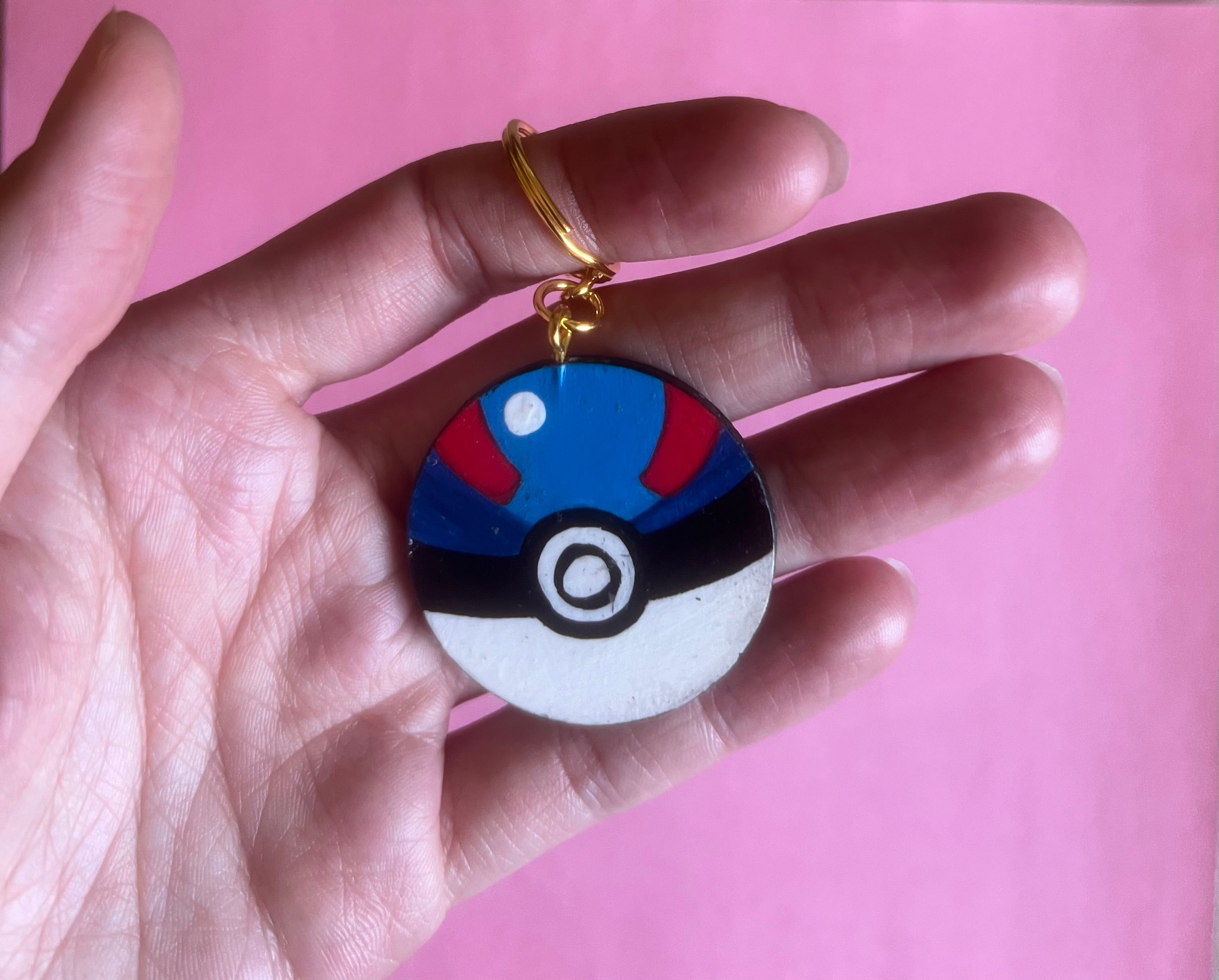 Pokeball Keychain