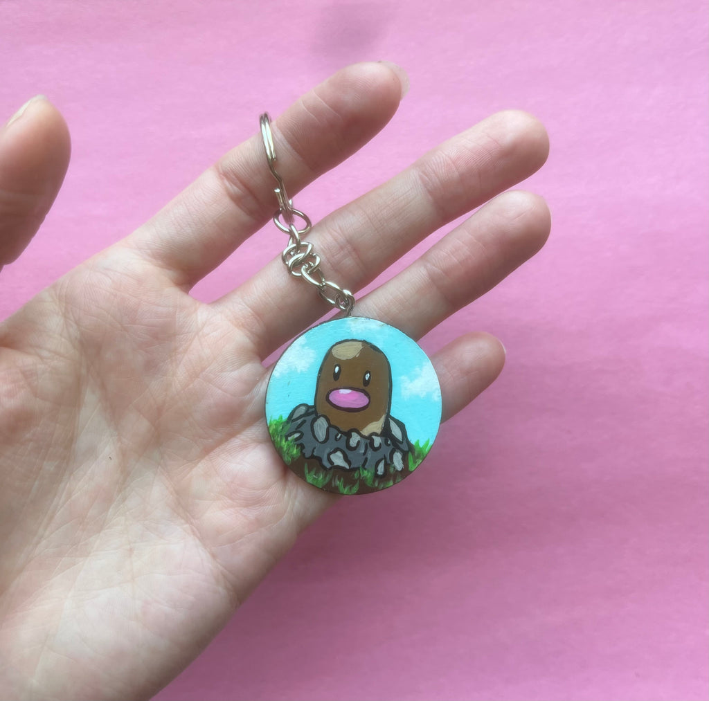 Diglett Keychain