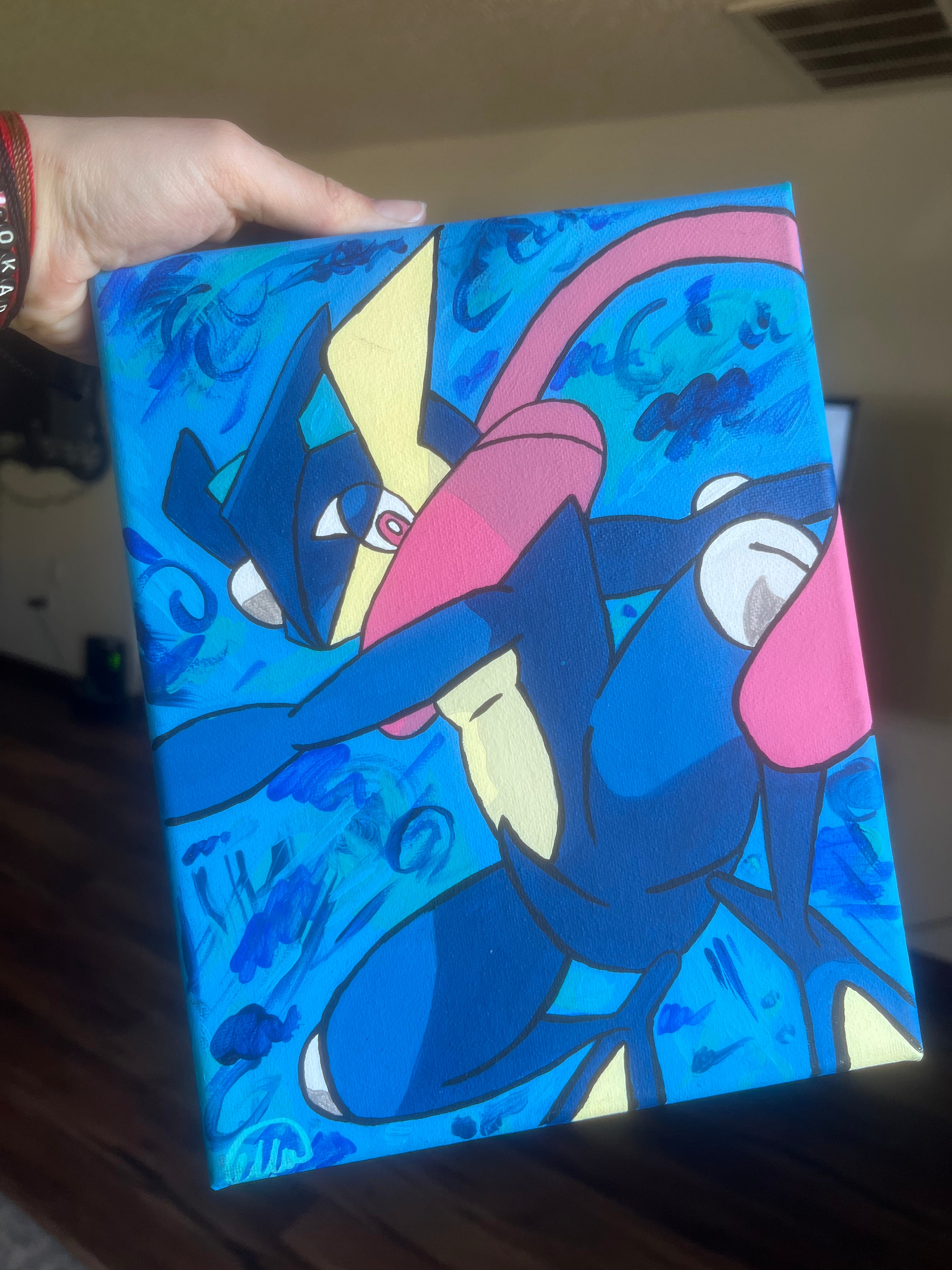 Greninja Canvas Painiting