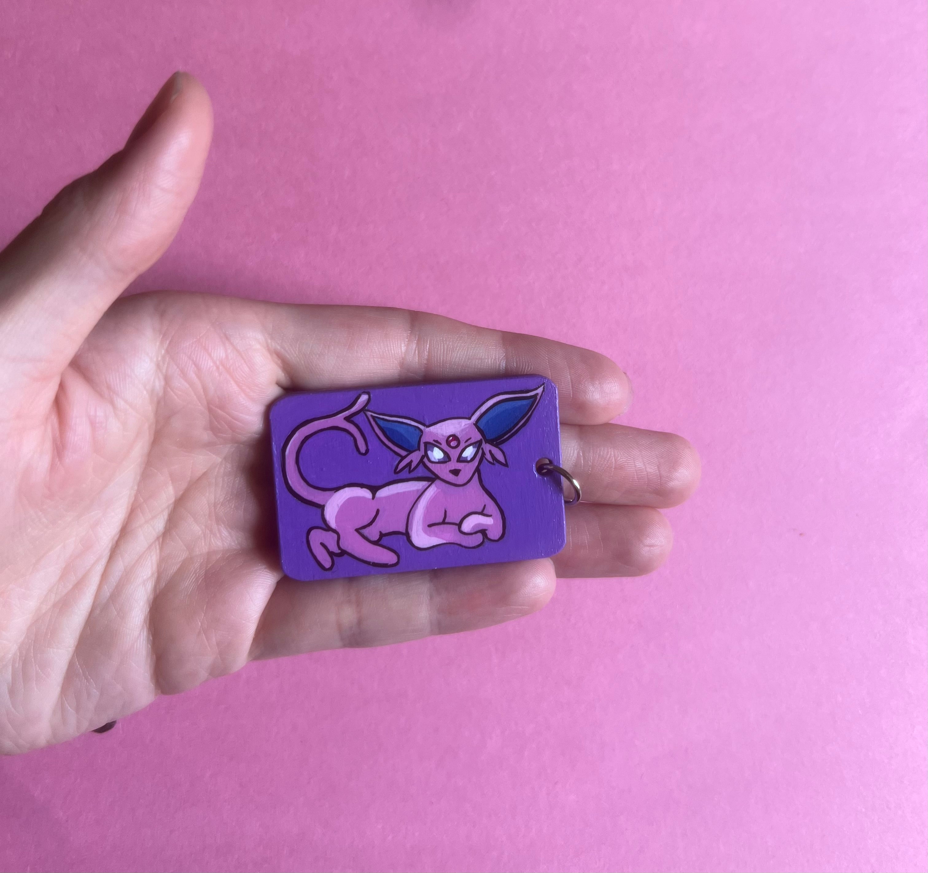 Eevee-Espeon Keychain