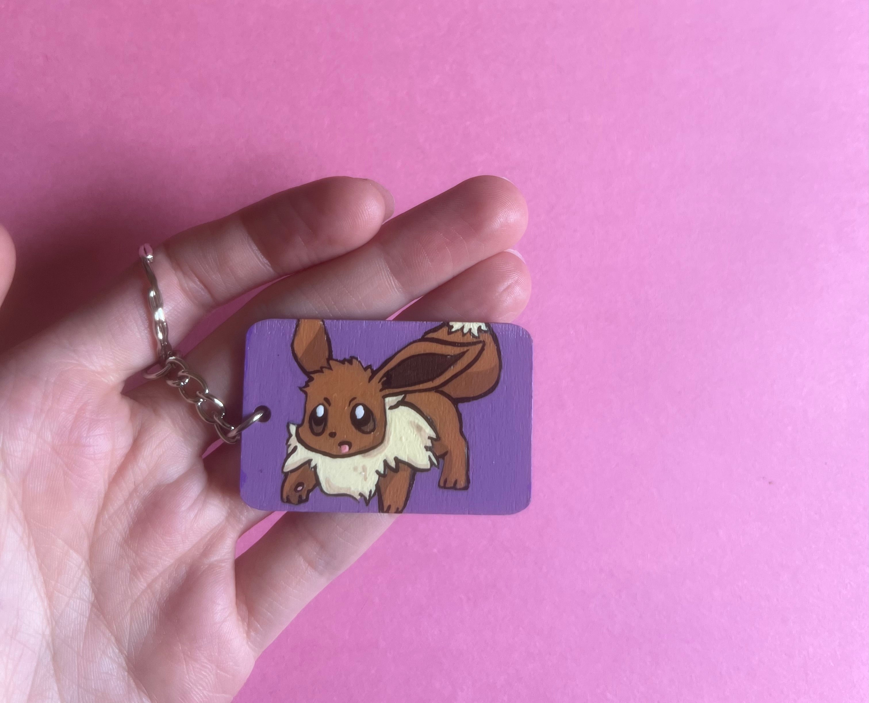 Eevee-Espeon Keychain