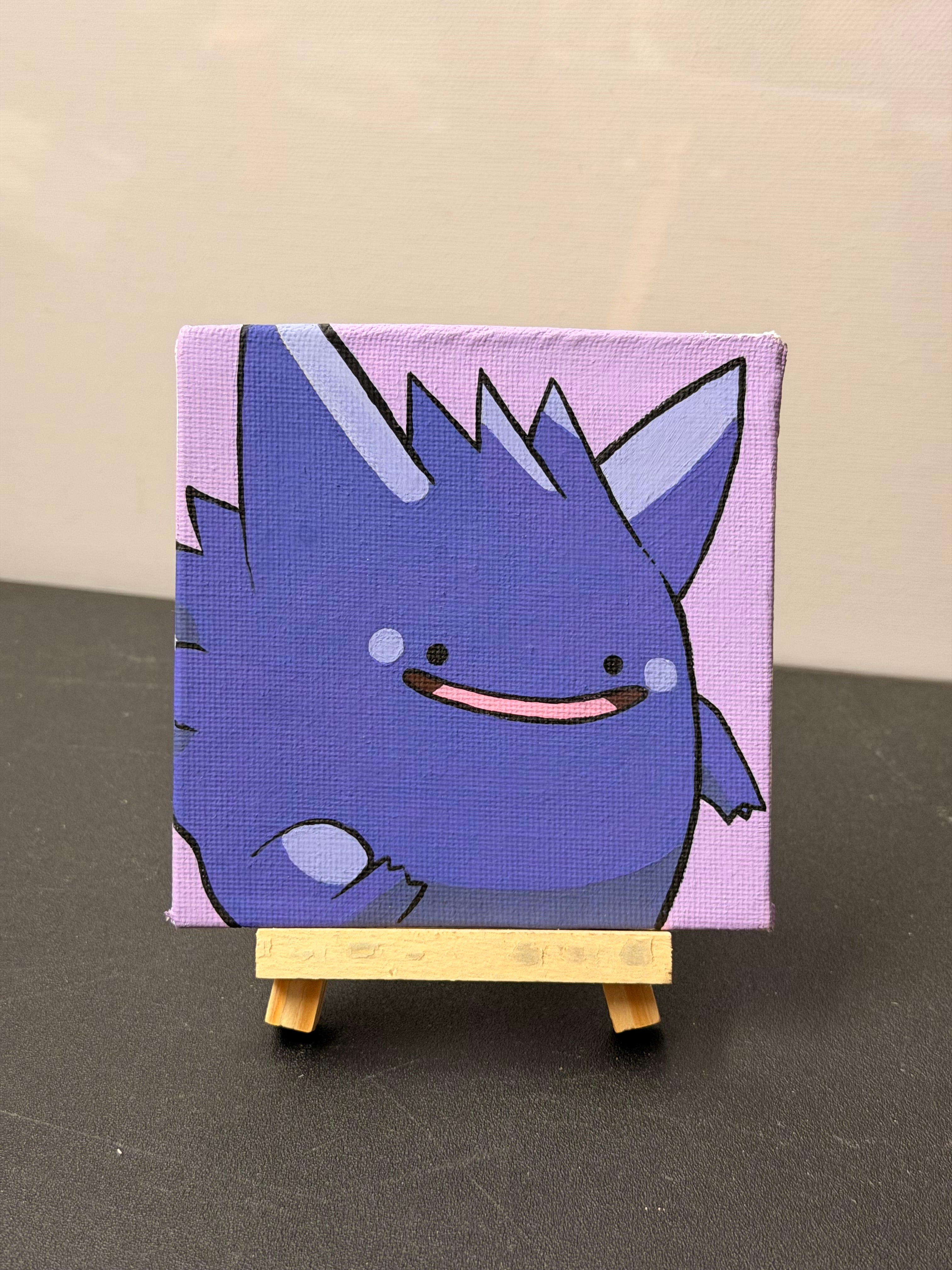 Ditto Gengar Panel Canvas