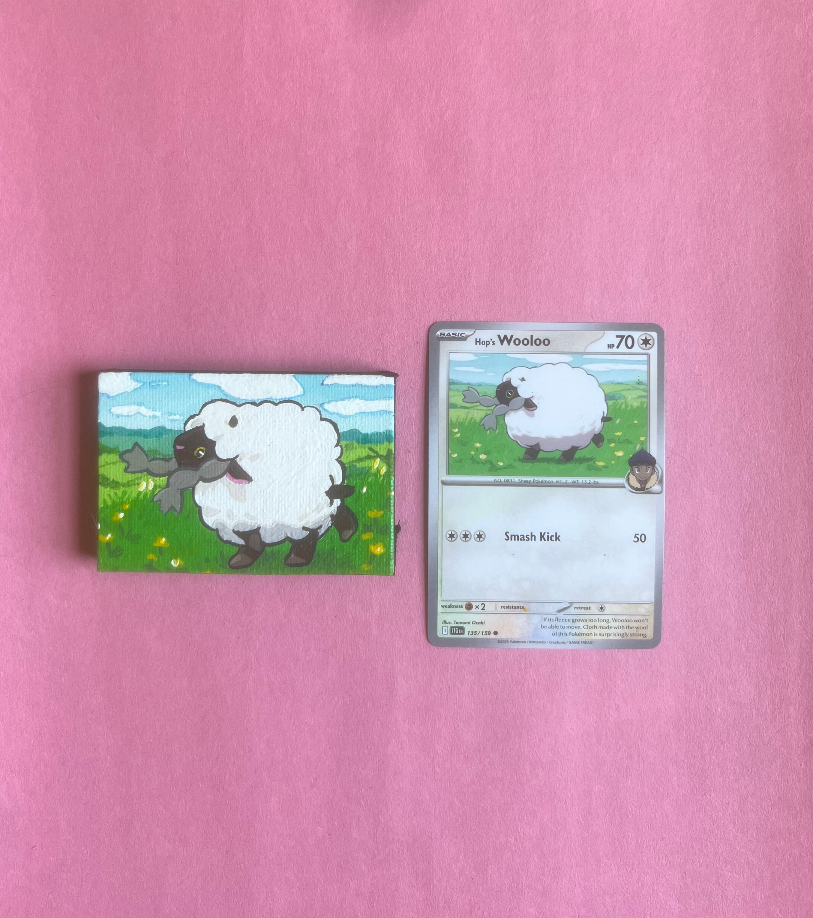 Wooloo Card Art
