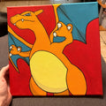 Charizard Canvas Painting