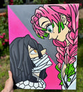 Mitsuri and Obanai Canvas Painting