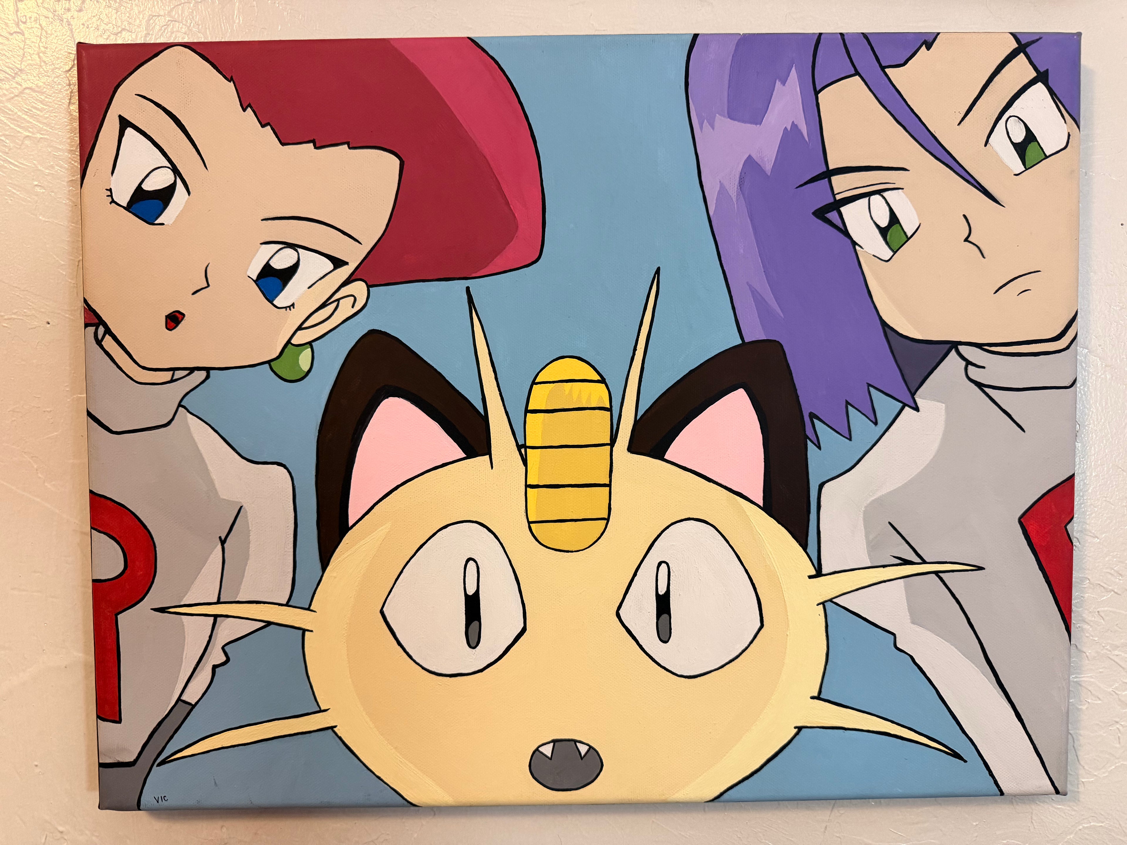 Team Rocket Canvas Painting